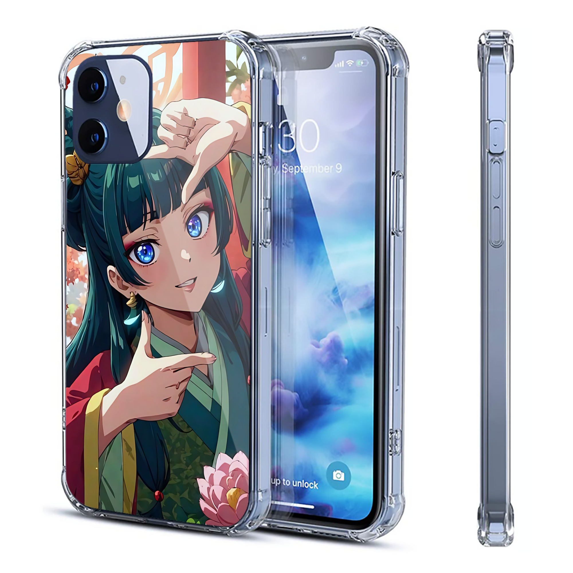 （画像用） 薬屋のひとりごと The Apothecary Diaries 【iPhone 12シリーズ対応】透明スマホケース（クリアソフトケース）